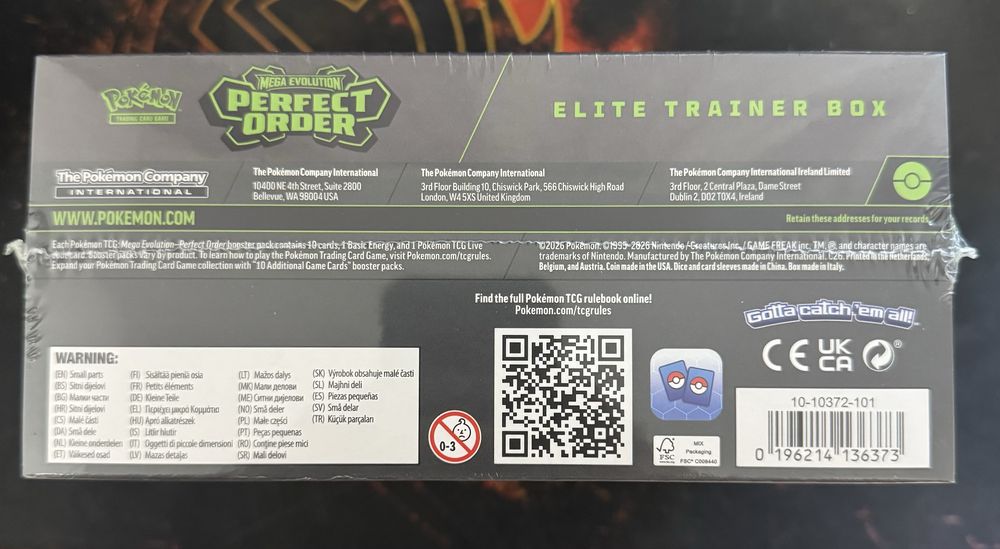 Vand etb perfect order