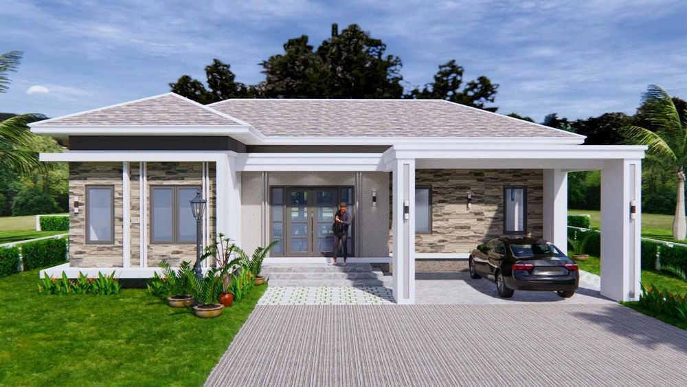 НА ИЗПЛАЩАНЕ - Луксозна сглобяема къща с 3 спални, 154 кв. м