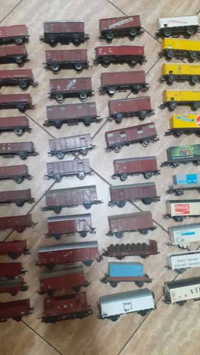 Vagoane marfa trenulet electric scara HO