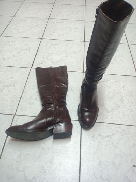 Cizme dama din  piele naturală Nr 38 lungi