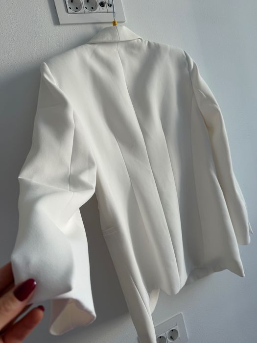Blazer alb Zaraa
