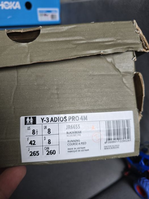 Adidas Y3  Adizero Adios Pro 4 42 Noi