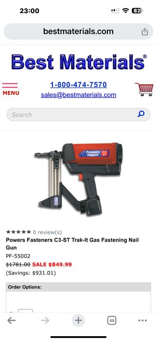 Pistol cuie Power Trak-IT C3 ST