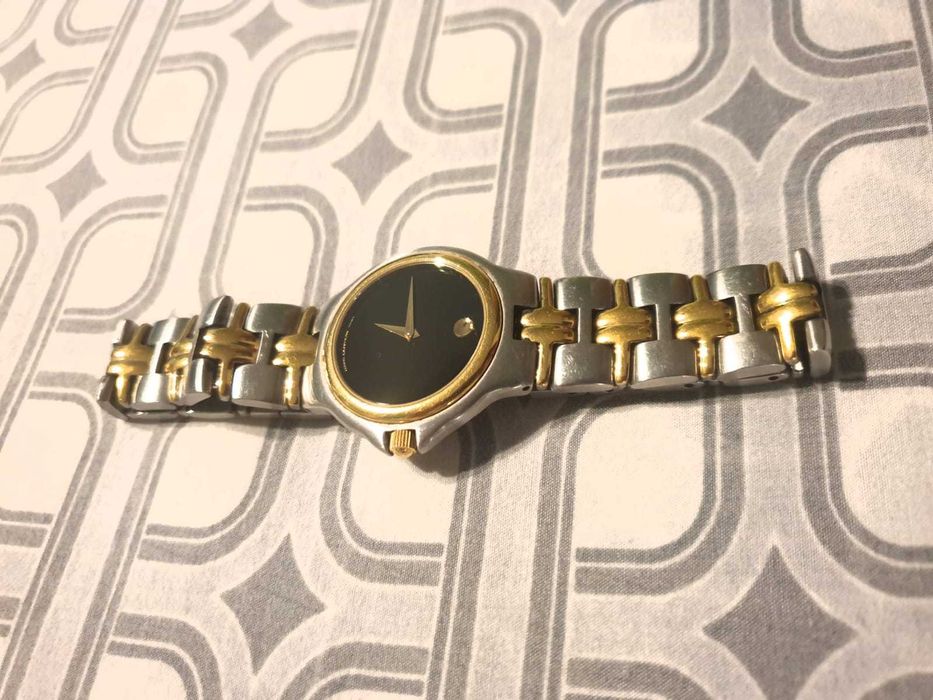 Ceas Movado Olympian Museum Watch 81.E2.887.2 Two Tone Dial Wristwatch