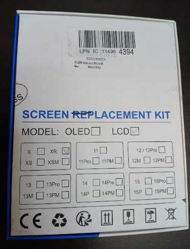 GULEEK Premium дисплей за iPhone XR, резервен екран