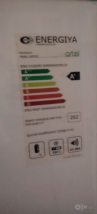 Muzlatgich deyarli yangi