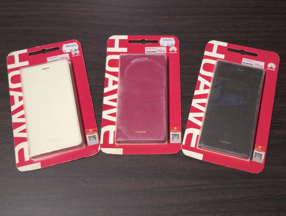 Husa flip smart activa originala Huawei Flip Leather Case P8 Lite