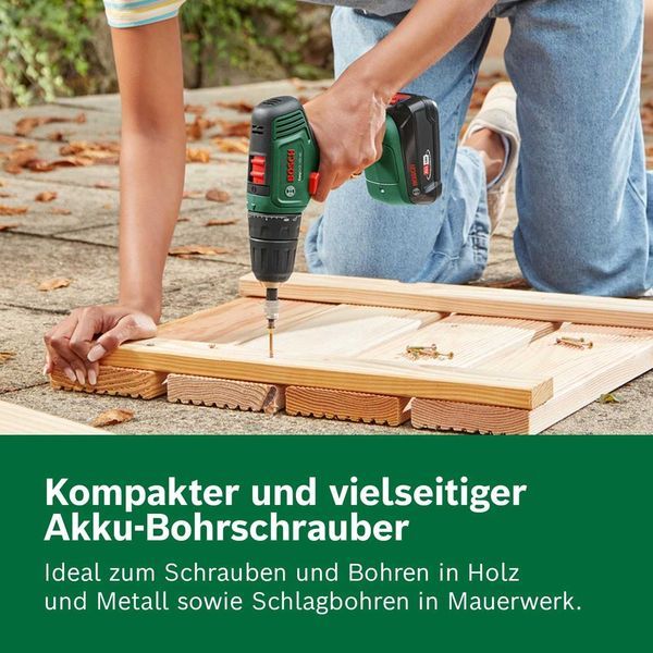 Акумулаторен Винтоверт Bosch EasyDrill 18V-40, 18V, SOLO 06039D8000, 2 години Гаранция, Нов