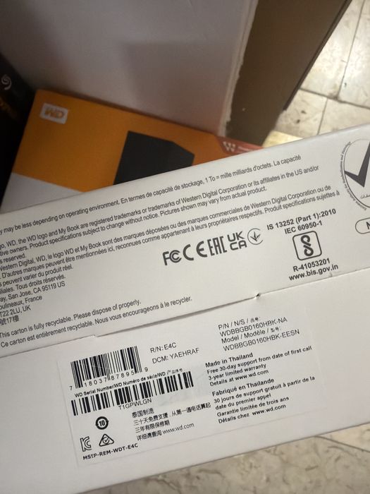 Hdd extern wd my book 16tb nou sigilat original