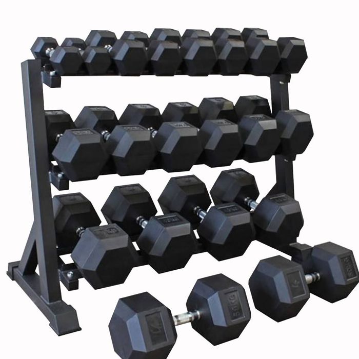 Suport gantere hexagonale solid