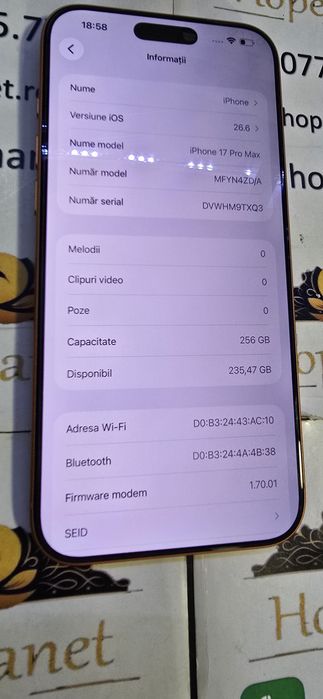 Hope Amanet P6 iphone 17 Pro Max