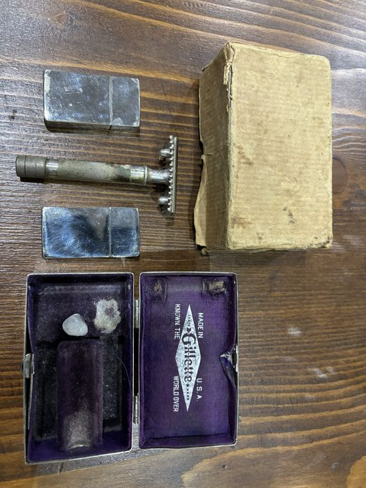 Винтидж самобръсначка жилет Gillette