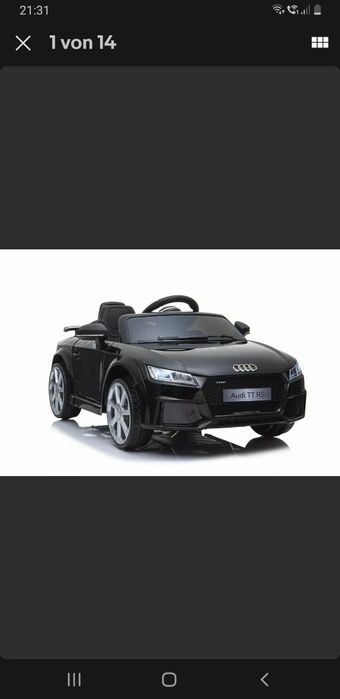 Audi TT masina de copii cu telecomanda adusa din Germania