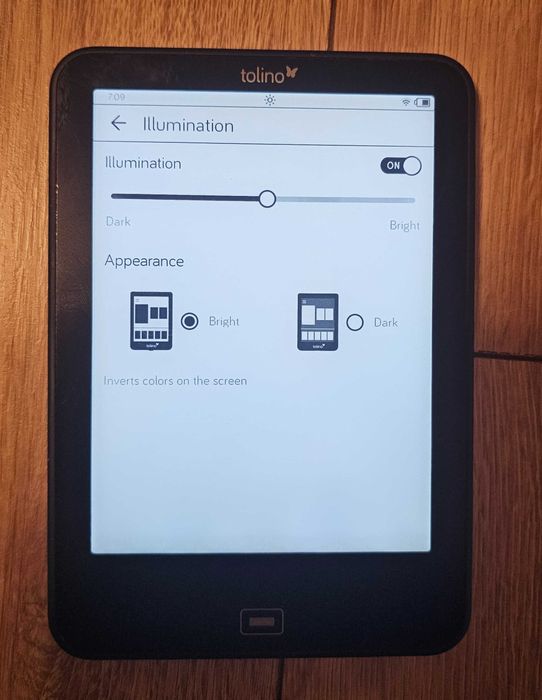 Tolino vision 2 ,iluminare ,waterproof ,6000 de cărți in ,dark mode