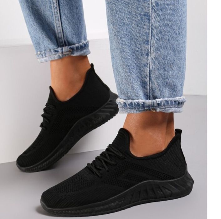 Pantofi sport negri pentru damă