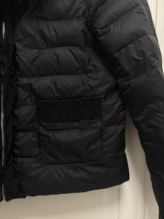 Geaca Zara - puf si pene - feminina si eleganta - cu blanita - S/M