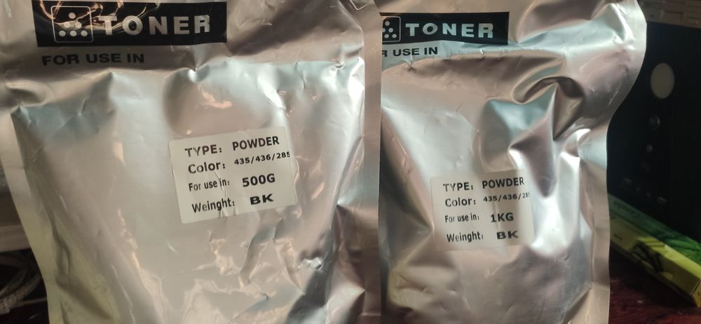 Тонер для принтеров Hp и Canon 1,5кг