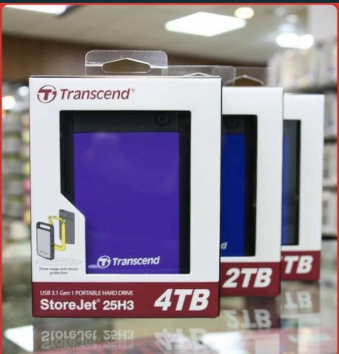 Внешний жесткий диск Hard Transcend Toshiba Seagate 1TB 2TB 4 TB