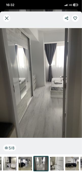 Inchiriez apartament 2 camere 100 mo bloc nou