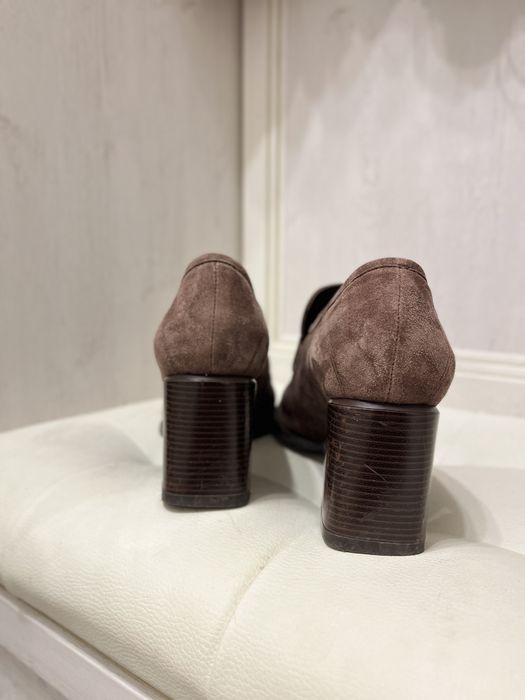 Лоферы, туфли, 37-37,5, натуральная замша, TJ Collection оригинал