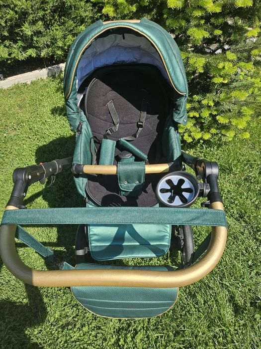 Vand sistem complet 3 in 1 pentru bebe – format din scoica premium auto Cybex Cloud T Plus + carucior Adamex Encore + landou Adamex NOU
