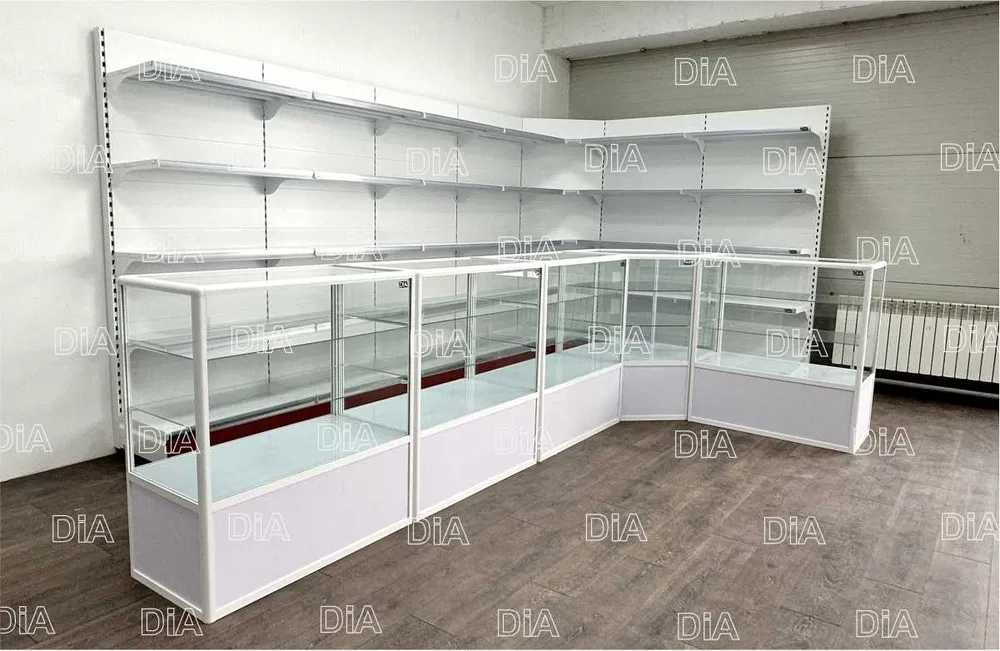 Торговое оборудование для магазина, стеллаж, прилавок витрина alto