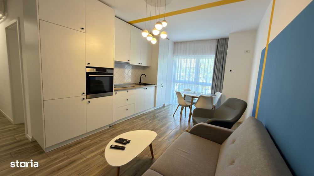 Apartament 3 camere, 2 bai, 57 mp, mobilat, parcare, zona Centru Vechi