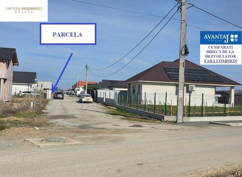 Parcele Cartier GRIGORESCU 2 la ASFALT si toate utilitatile