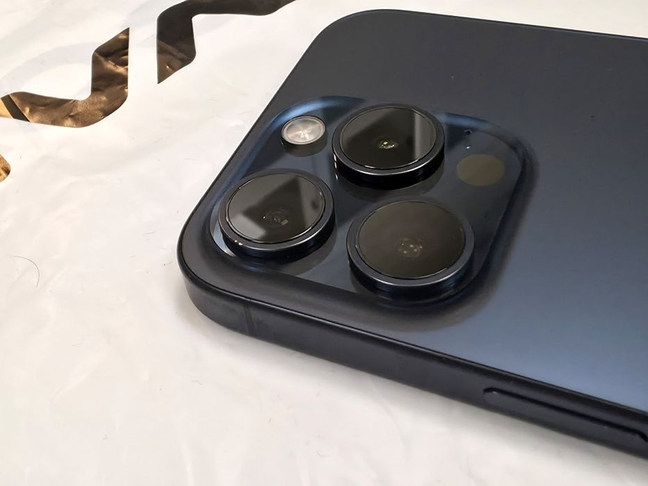 128GB iPhone 15 Pro Vivacom Гаранция 2025 Blue / Син