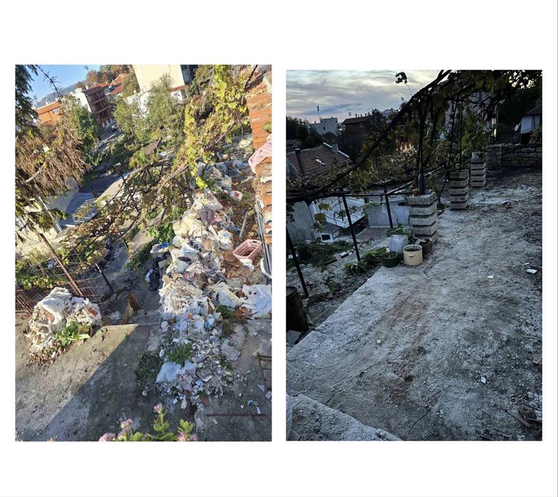 Косене  на трева, рязане на дървета,поставяне на телена ограда