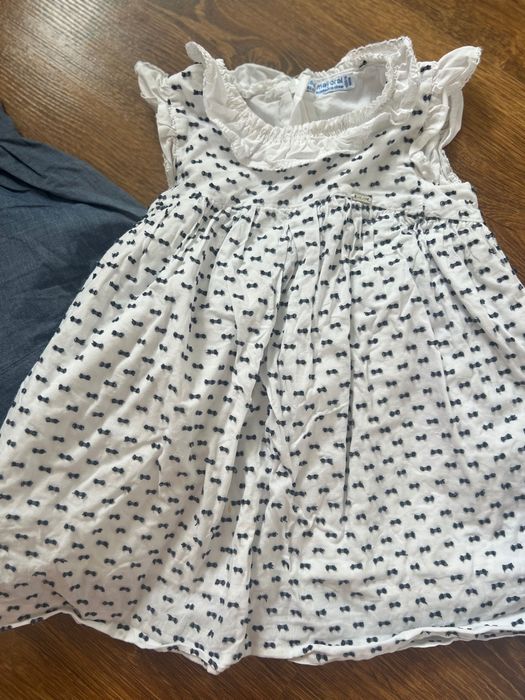 Lot de 6 rochițe pentru fetițe 9-12 luni (H&M,mayoral)