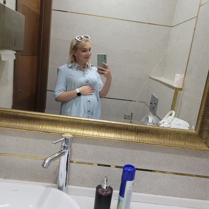 Лёгкое турецкое платье для беременных