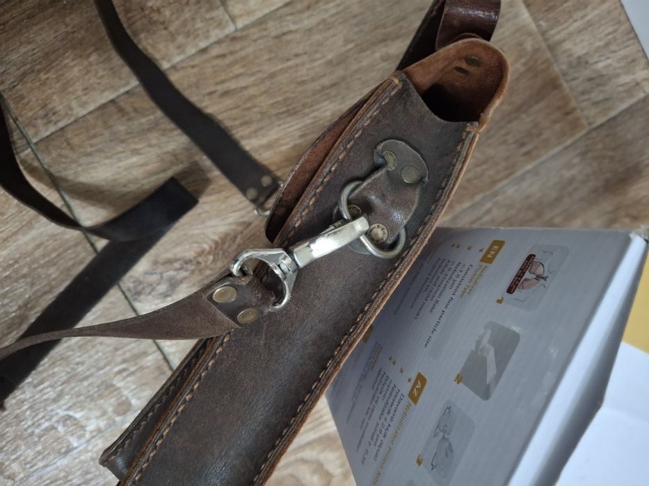 Сумка  военный  кожаный