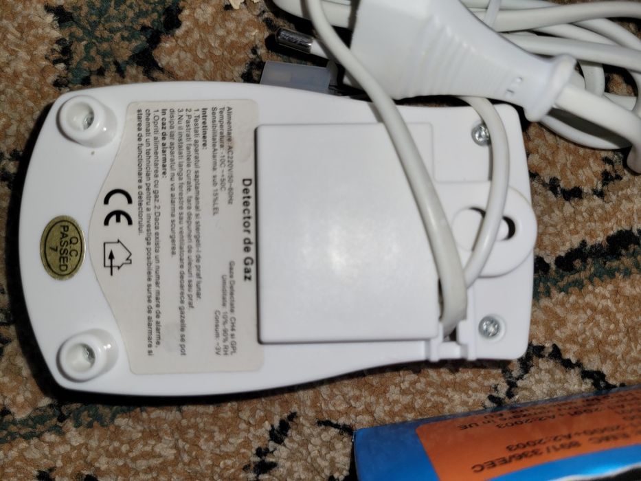 Set electrovalva și detector de gaz