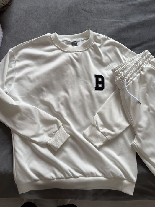 Мъжки  бял спортен екип