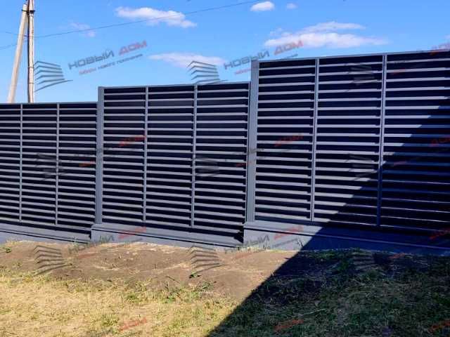 Забор жалюзи еврожалюзи