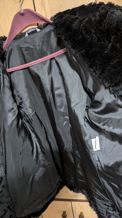 Пухкаво Палто от изкуствен косъм