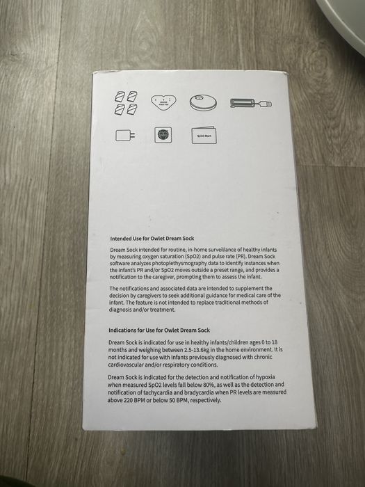 Owlet Dream Sock (Mint) – monitorizare  inteligenta pentru bebeluși