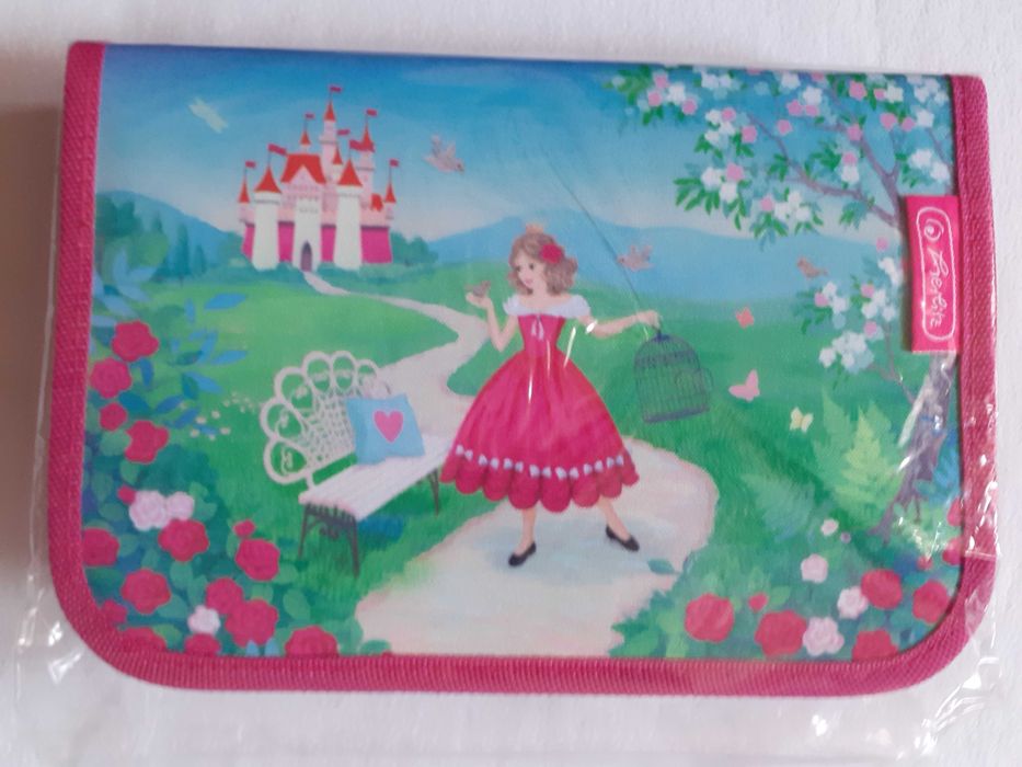 Penar echipat Herlitz, model printesa la castel, pe roz, nou, infoliat