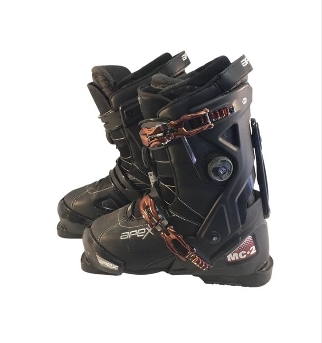 Used APEX Mens DH Ski Boot Black 270 MP - M09 - W10