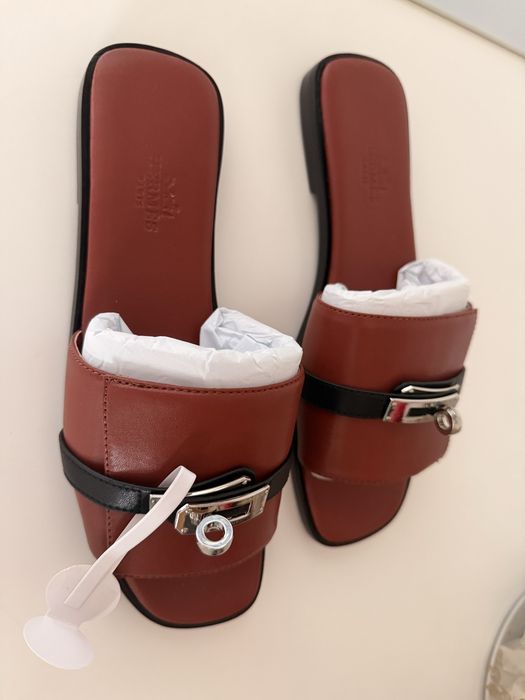 Чехли Hermès кафяви