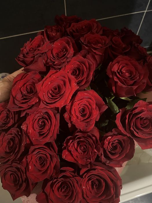Продается цветы красные розы 7000тг