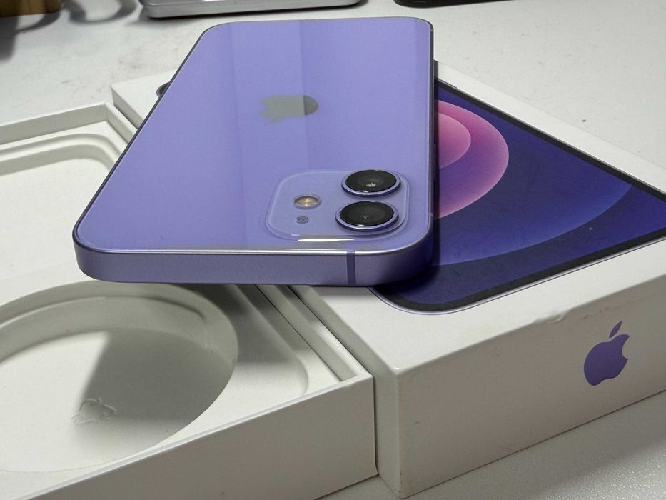 iPhone 12, Purple, 64Gb, Liber de retea | Cod - G1012