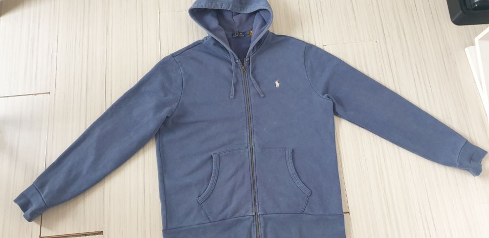 POLO Ralph Lauren Washed Full Zip Mens  L / XL  ОРИГИНАЛ! Мъжки Суичер