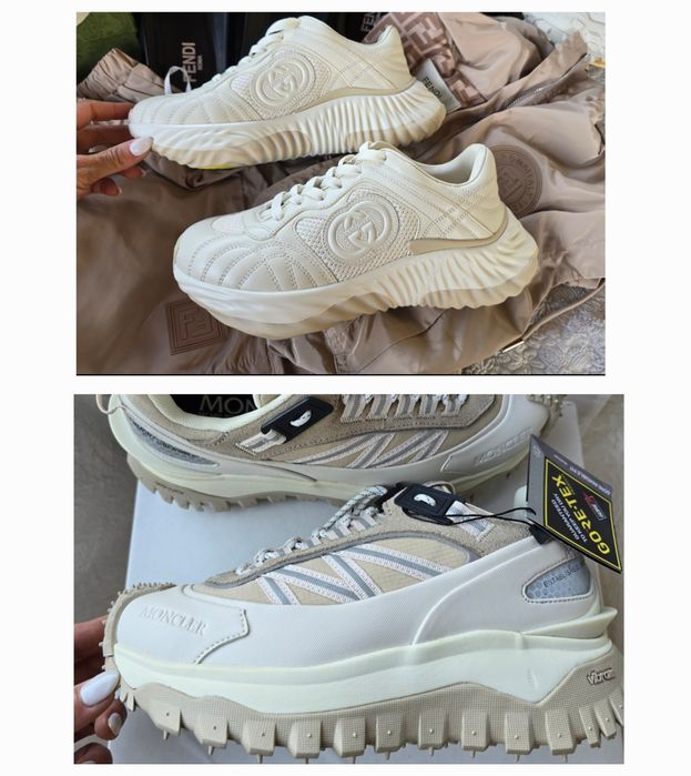 Дамски маратонки в бежаво- два модела