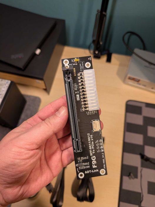 SFF-8612 Oculink eGPU Adapter Card