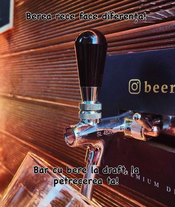 Bar mobil cu bere la draft