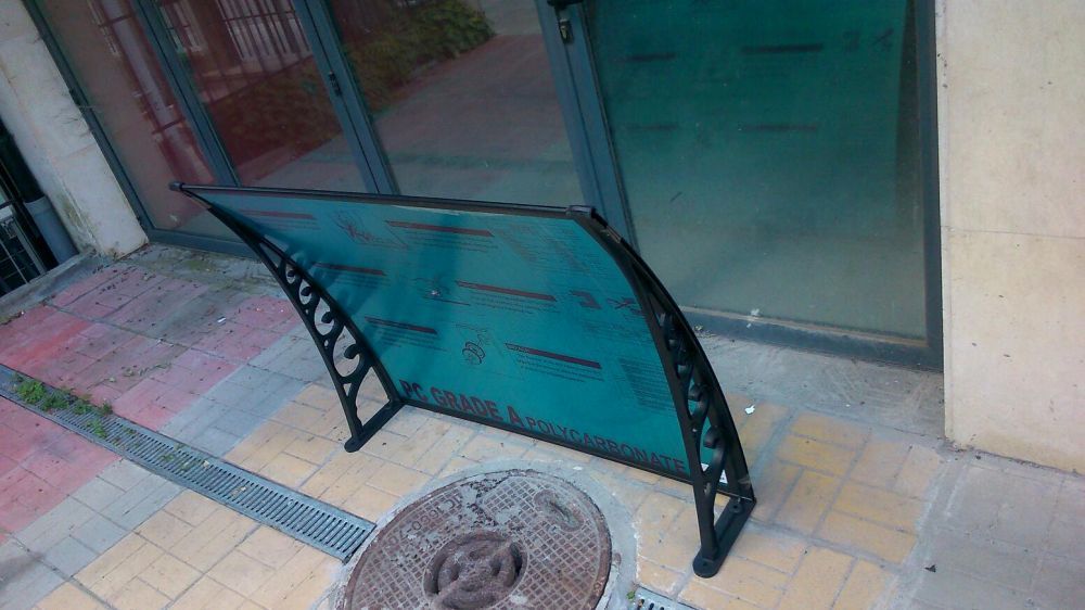 Навес и козирка от поликарбонат НОВО направи си сам