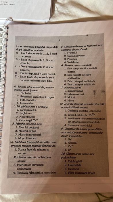 Materiale pentru admiterea la medicina