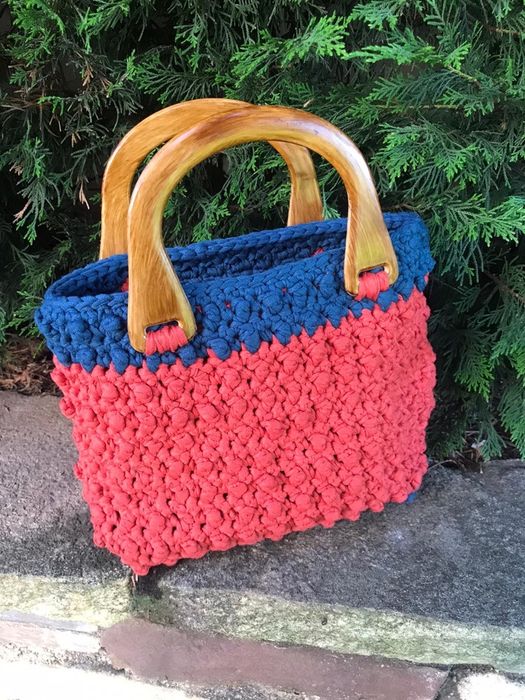 Ръчно плетени дамски чанти и раници Yarn / Макраме